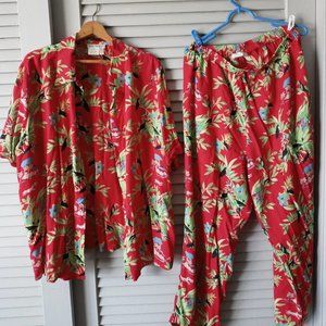 Resort Ready  -  Tropical Pants Suit